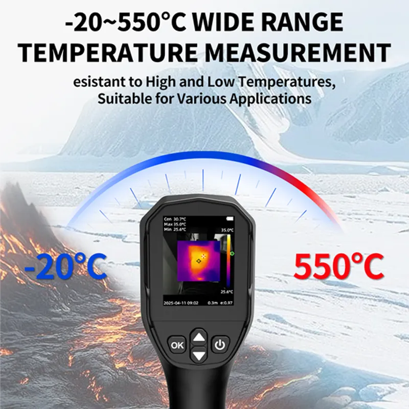 VXFcore YX196 Pro Handheld Thermal Imaging Camera | Professional Infrared Imager with 2.8" Screen, Dual-Light Fusion & PC Analysis (-20°C to 550°C)