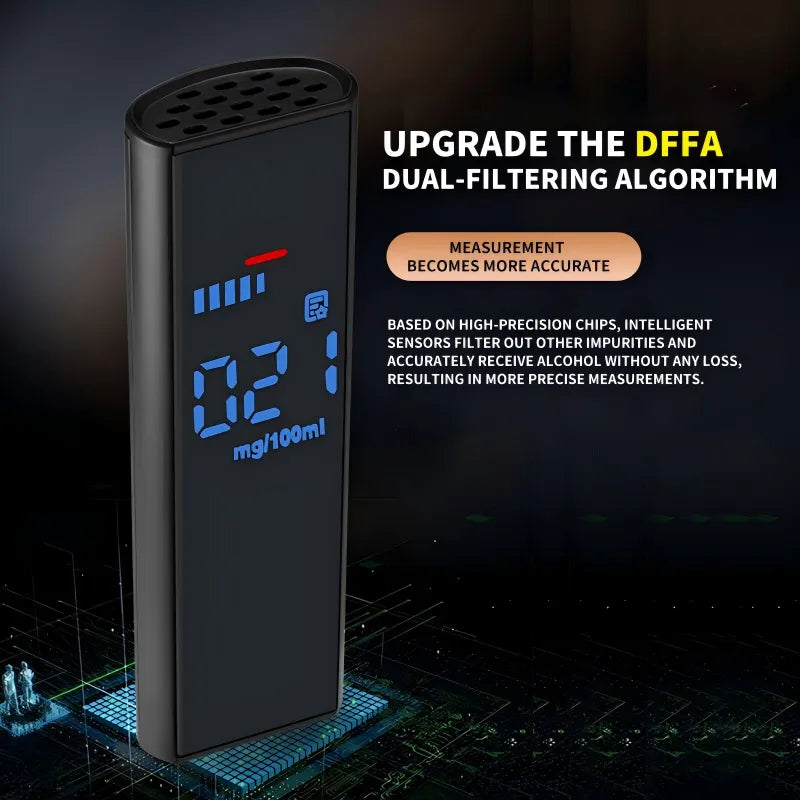 VXFcore Z1 Non-Contact Digital Breathalyzer | Rapidragon Chip DFFA Dual-Filtering Alcohol Tester - OEM/ODM Wholesale