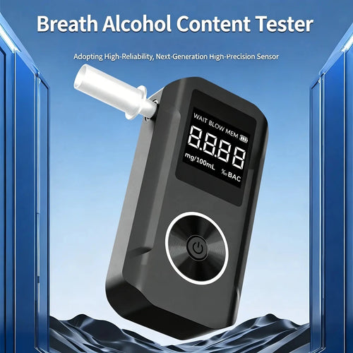 VXFcore - VXFcore AT007 Alcohol Tester - 32 - Bit Cortex Chip Professional Breathalyzer with 3 - Color LCD Indicator for Hunting & Tactical Gear