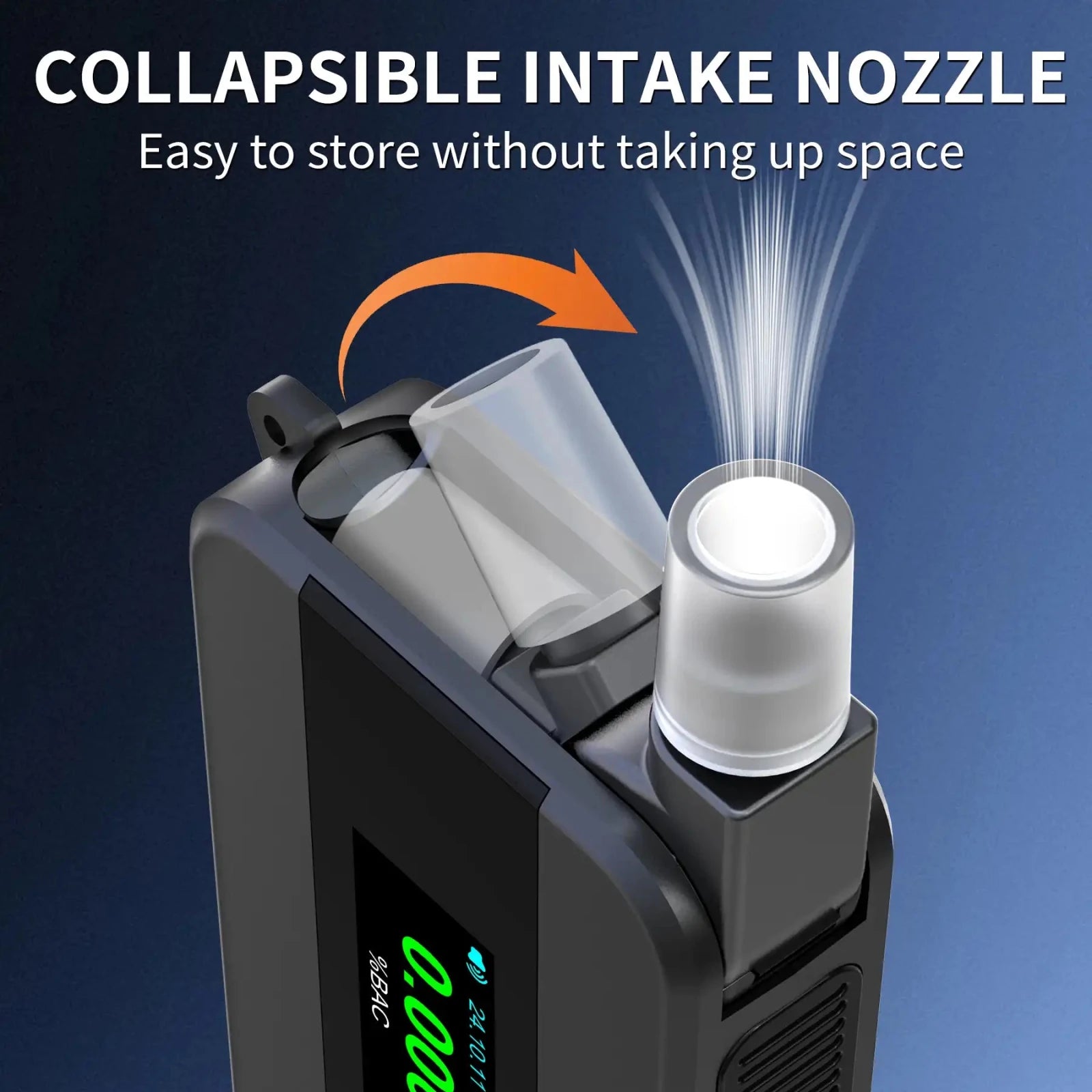 VXFcore - VXFcore ATD1000 Professional Fuel Cell Breathalyzer | High - Precision Electrochemical Alcohol Tester with 1500 Data Storage for Hunting & Tactical Gear