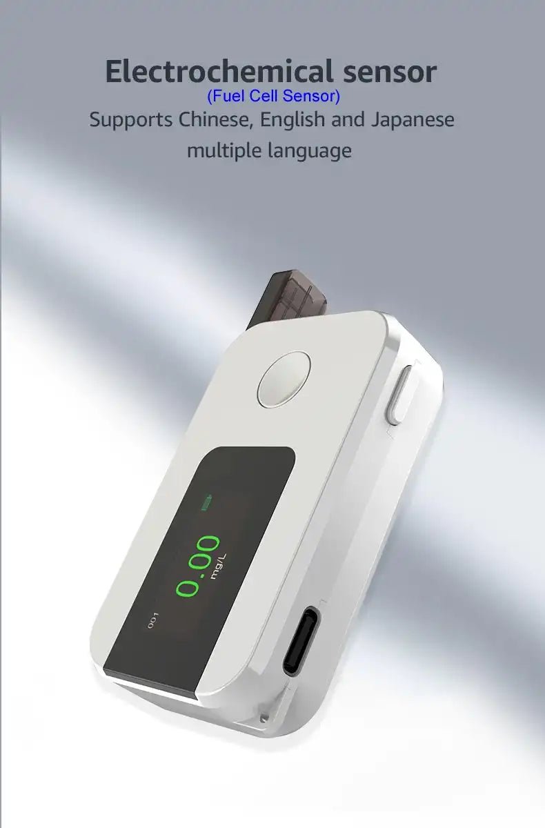 VXFcore - VXFcore ATK1 Mini Pocket Breathalyzer | Rechargeable Alcohol Tester with Time - to - Sober Countdown for Hunting & Tactical Gear