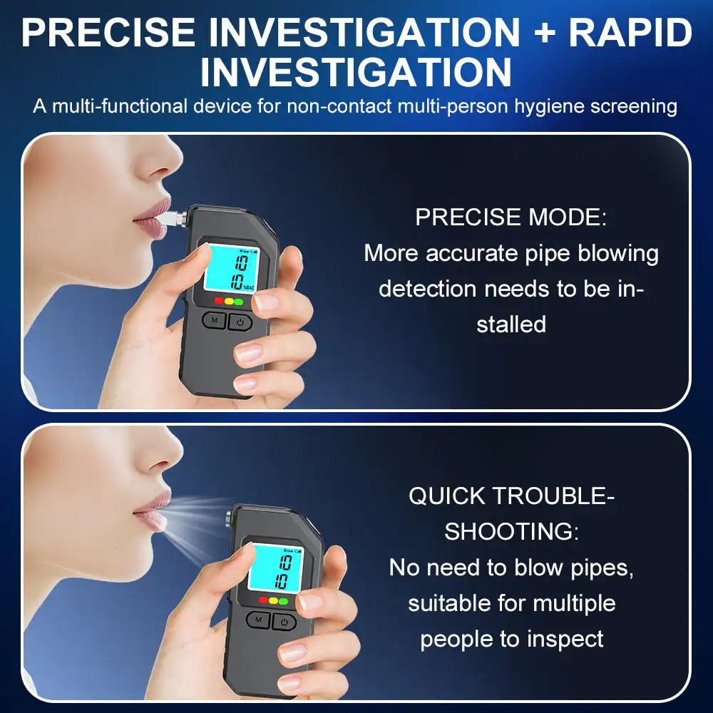 VXFcore - VXFcore ATMR1101 Professional Dual - Mode Breathalyzer | High - Precision Alcohol Tester with Historical Memory Log for Hunting & Tactical Gear