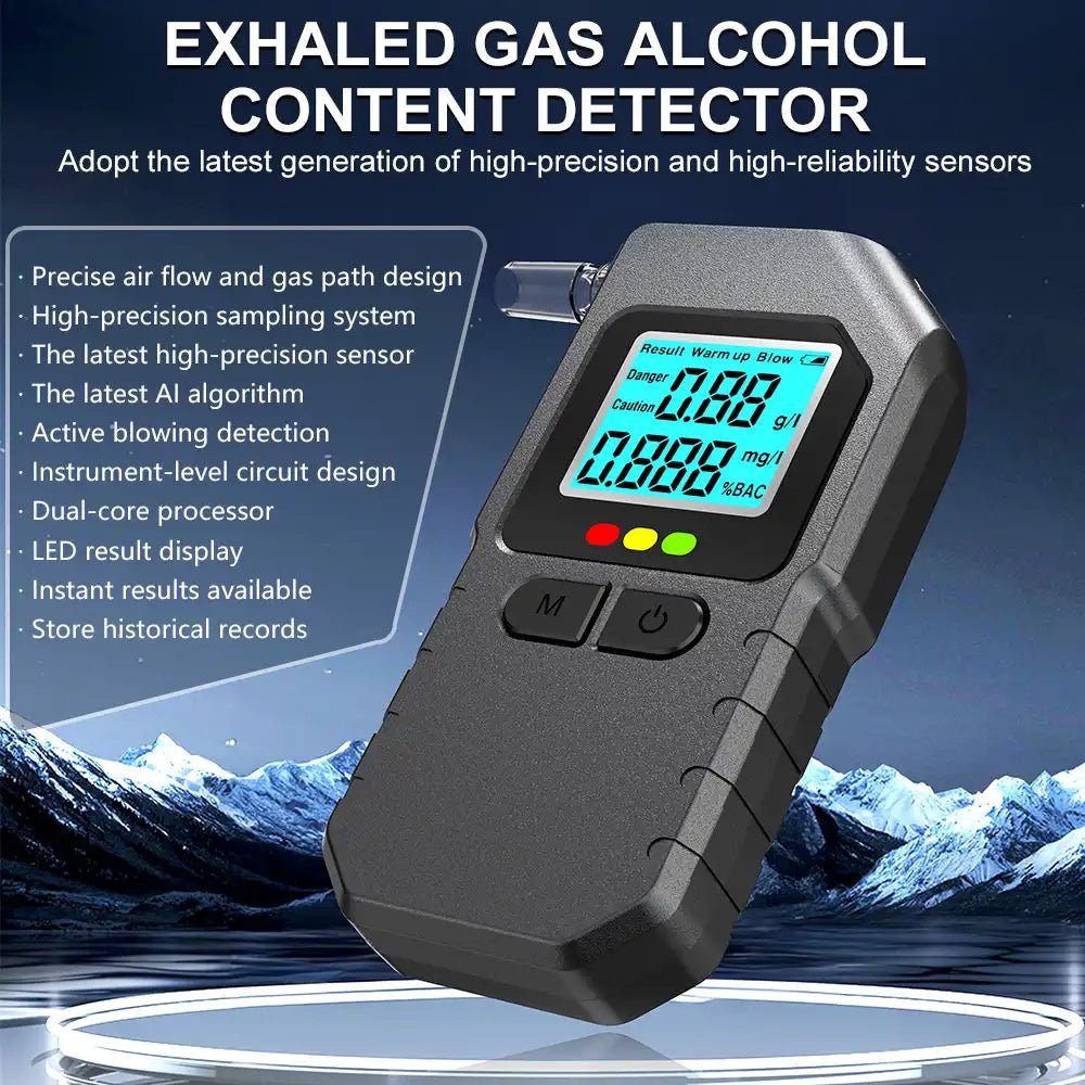 VXFcore - VXFcore ATMR1101 Professional Dual - Mode Breathalyzer | High - Precision Alcohol Tester with Historical Memory Log for Hunting & Tactical Gear