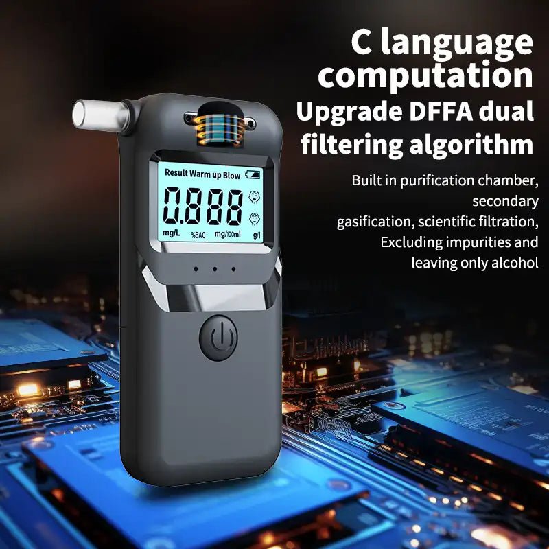VXFcore - VXFcore ATMR997 Digital Breathalyzer with Audio Voice Alerts | High - Precision ASIC Chip Alcohol Tester for Driving Safety for Hunting & Tactical Gear