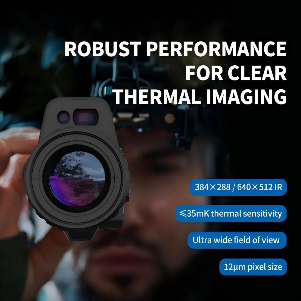 VXFcore-VXFcore M335L M635L Thermal Imaging Monocular 640x512 Flagship Sensor, 1200m LRF & 50Hz Hunting Scope for Hunting & Tactical Gear