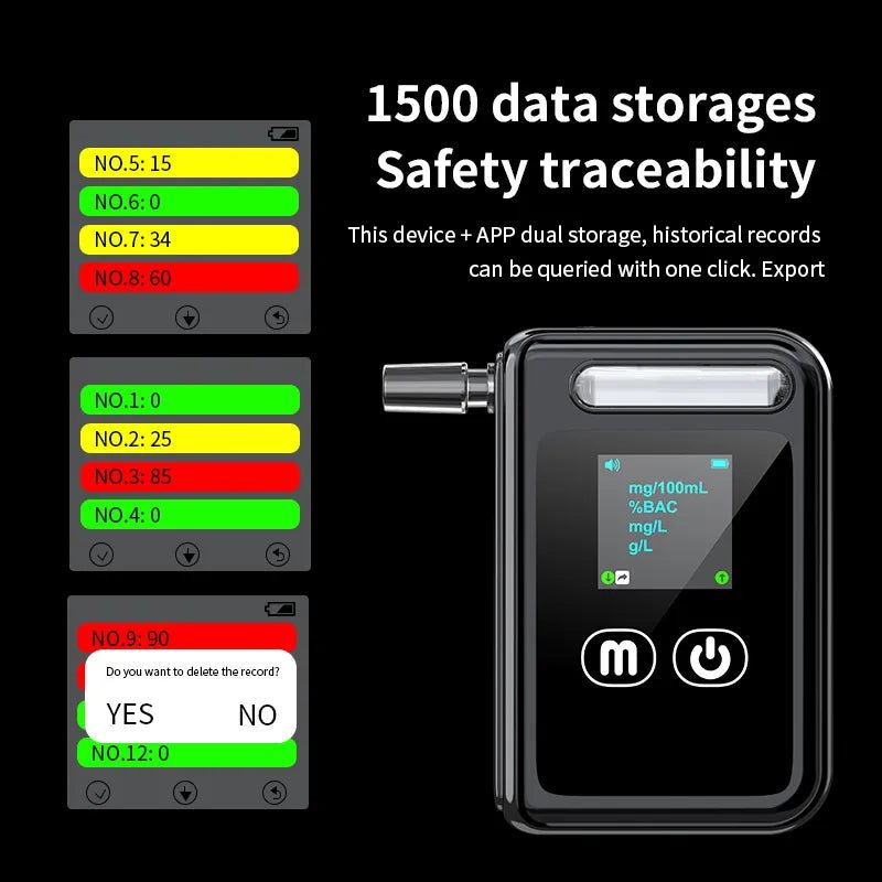 VXFcore-VXFcore M80 Rechargeable Digital Breathalyzer | Professional Grade Fuel Cell Alcohol Detector for Drivers for Hunting & Tactical Gear