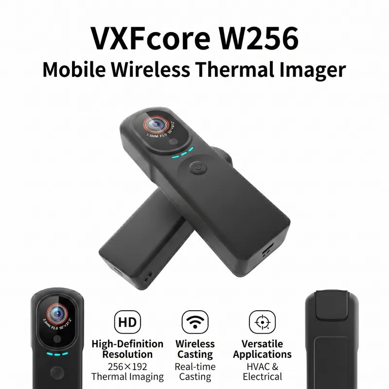 VXFcore-VXFcore W256 Wireless Handheld Thermal Imaging Camera 256x192 HD Resolution for Hunting & Tactical Gear